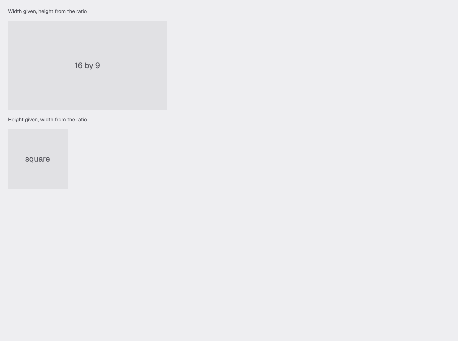 aspect-ratio in the light theme