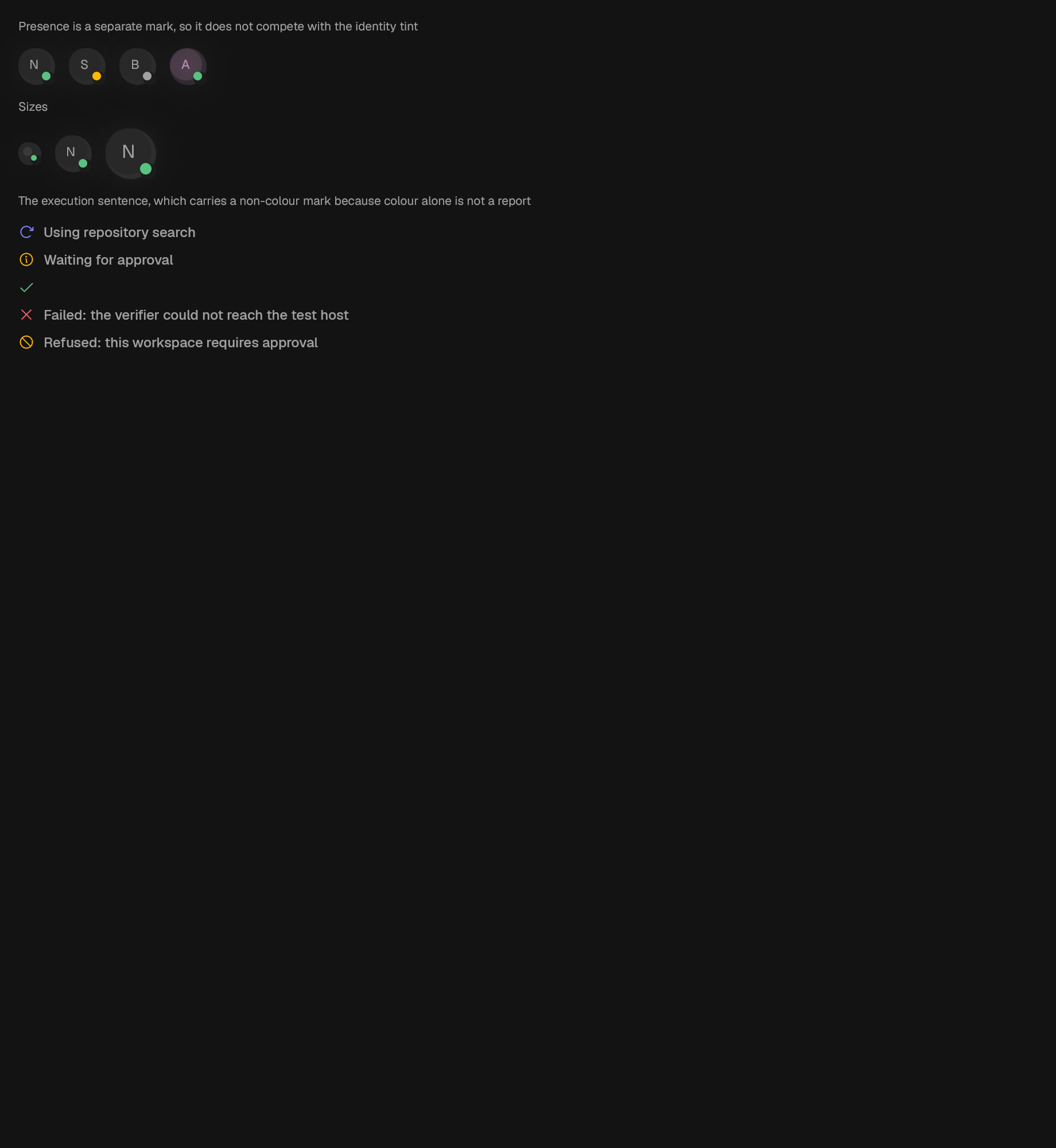 The AgentActivityLine component in agent-avatar