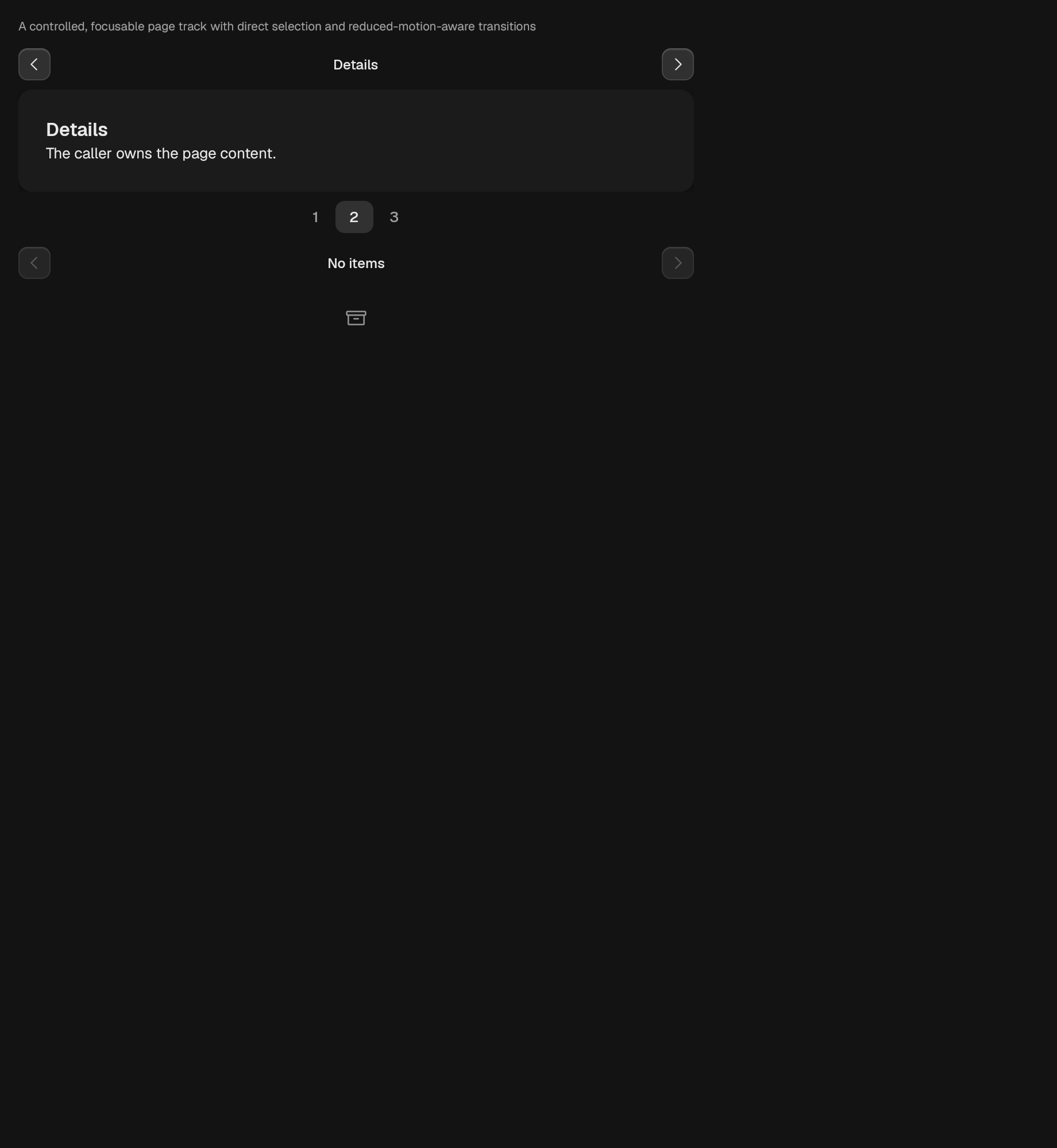 The Carousel component in carousel