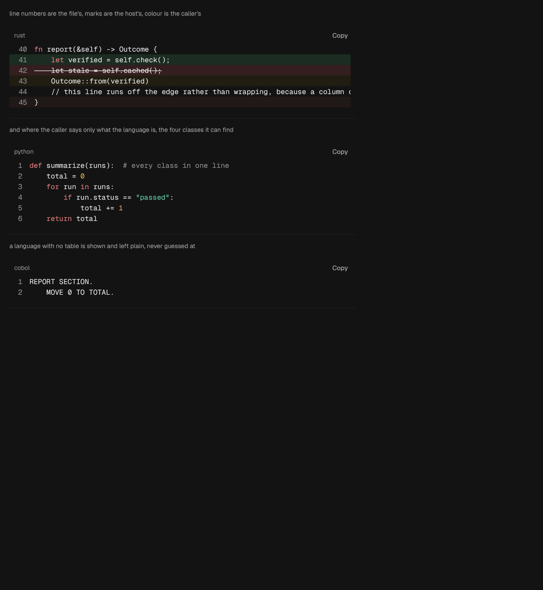 The CodeView component in code-view