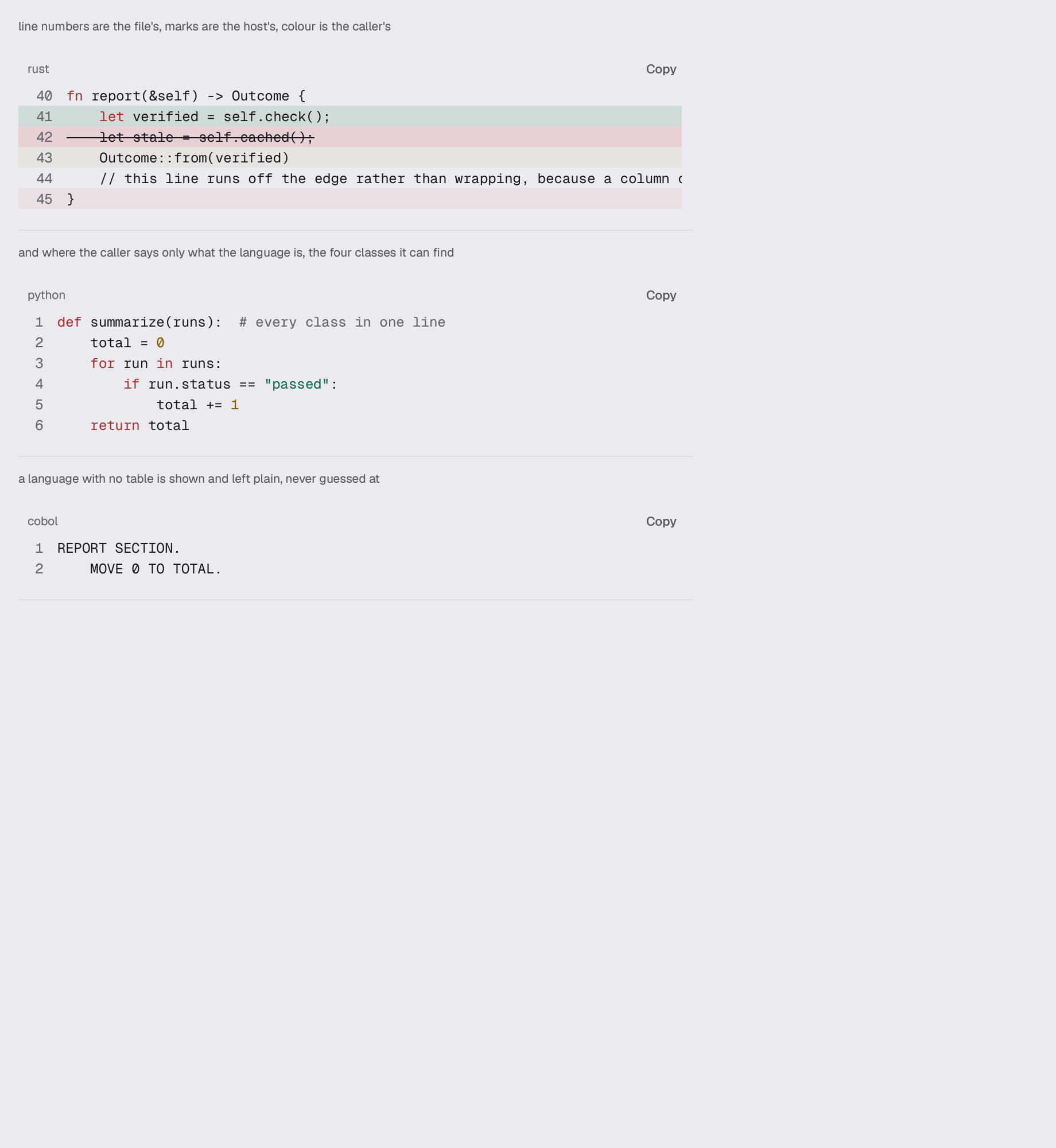 The code-view scene in studio-light