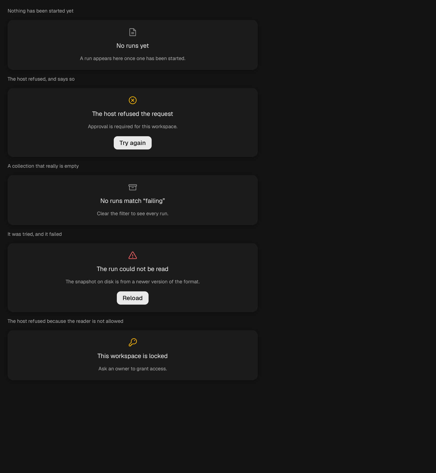 The EmptyState component in empty-state