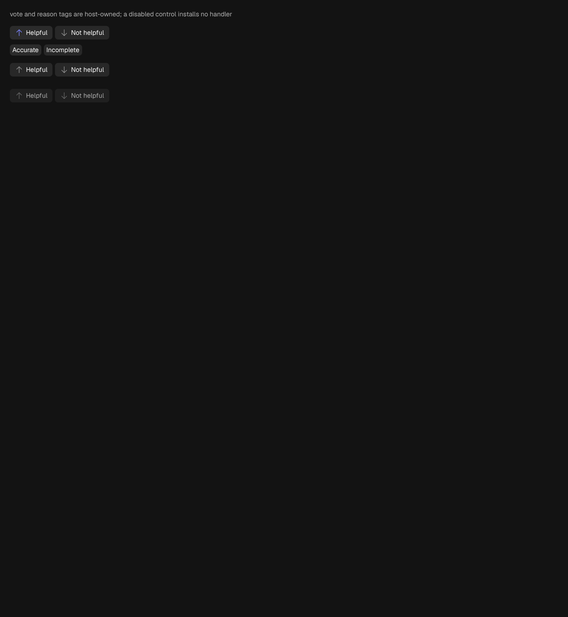 The FeedbackRating component in feedback-rating