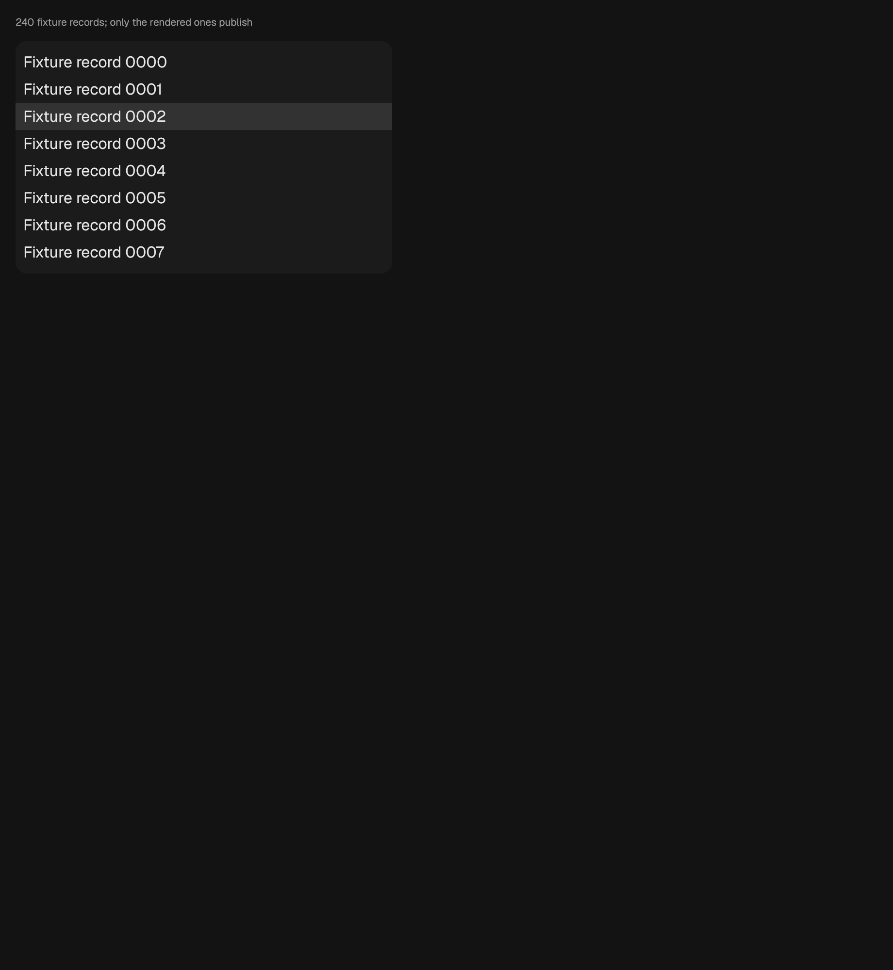 The List component in list
