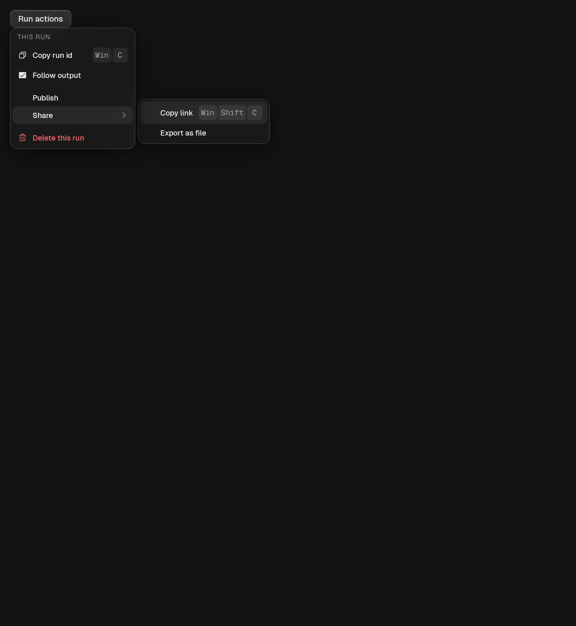 The Menu component in menu