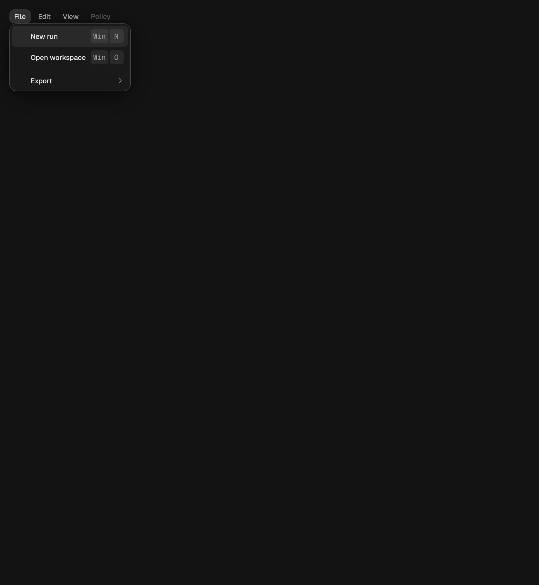 The Menubar component in menubar