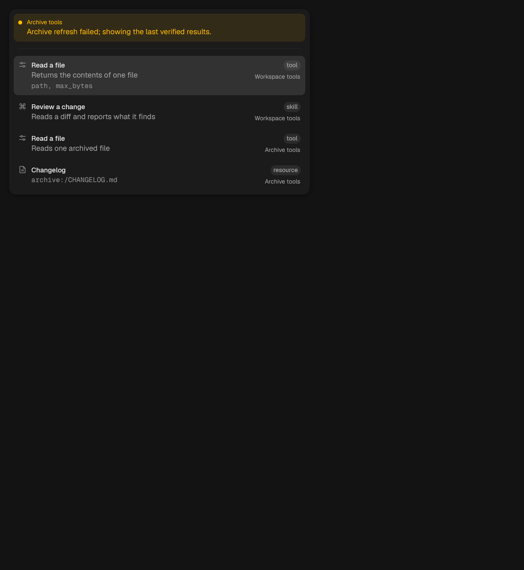 The OfferingCatalog component in offering-catalog
