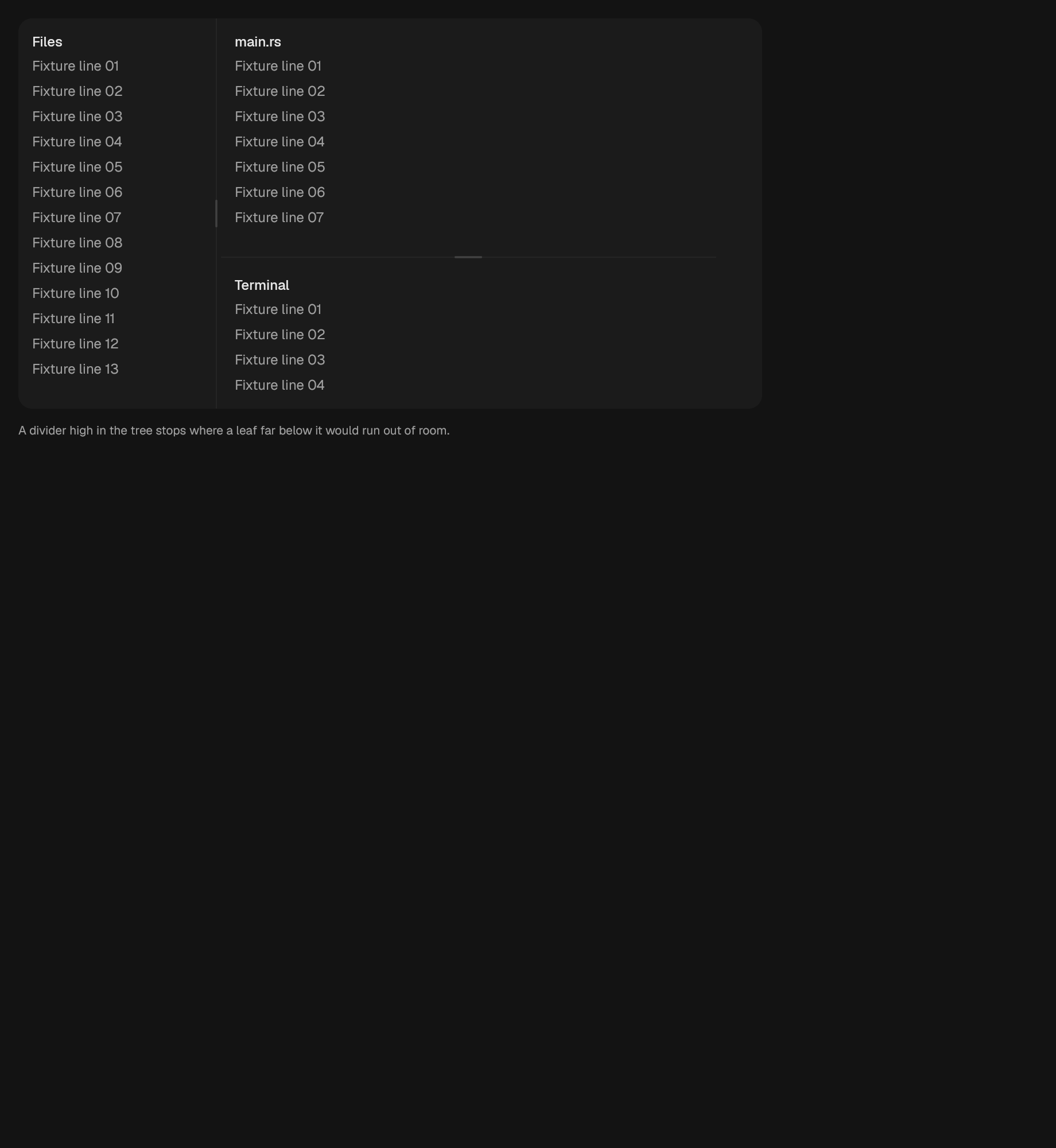 The SplitTree component in split-tree