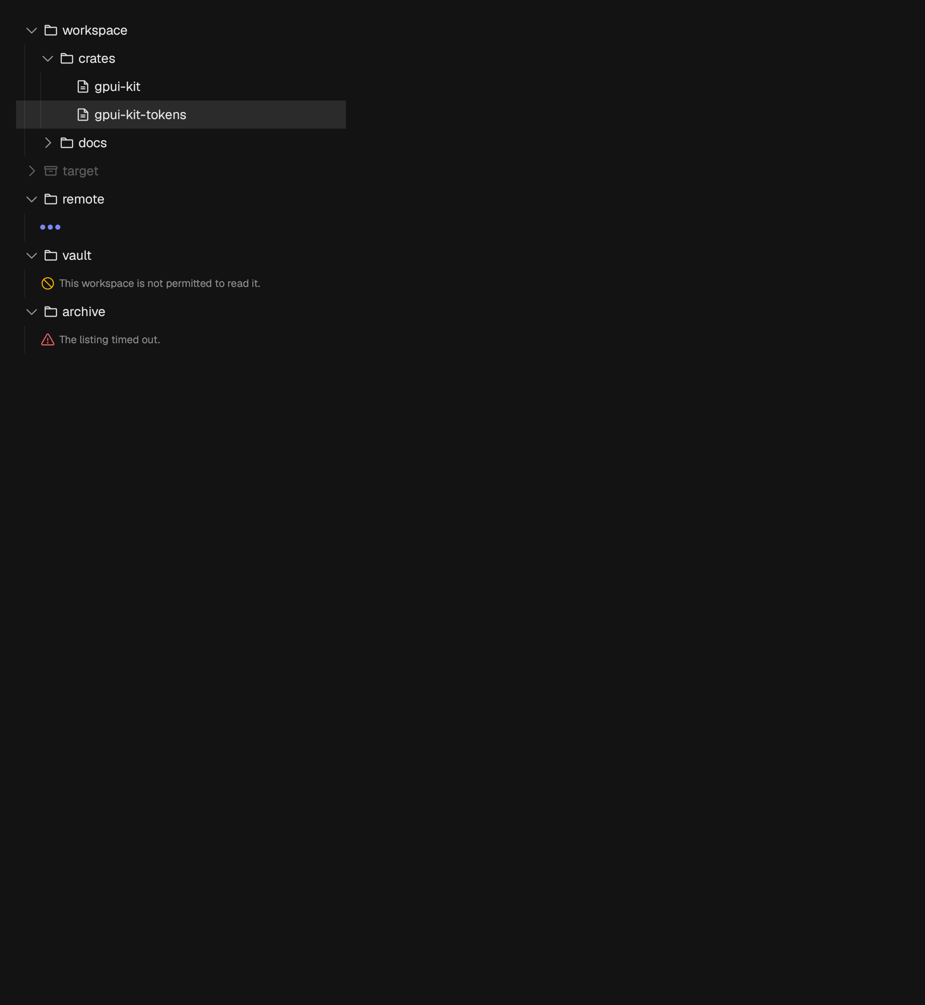 The Tree component in tree