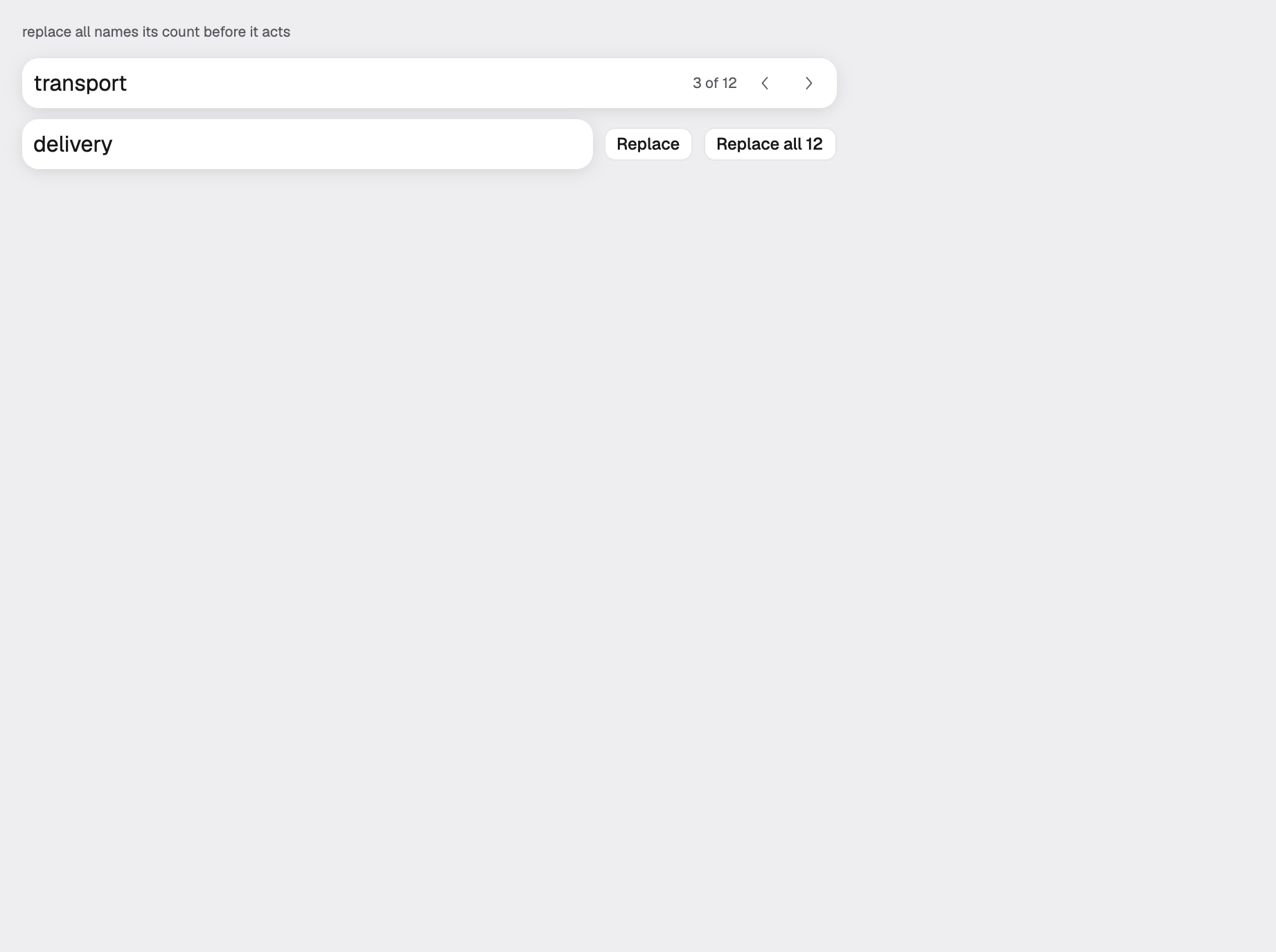 find-replace in the light theme