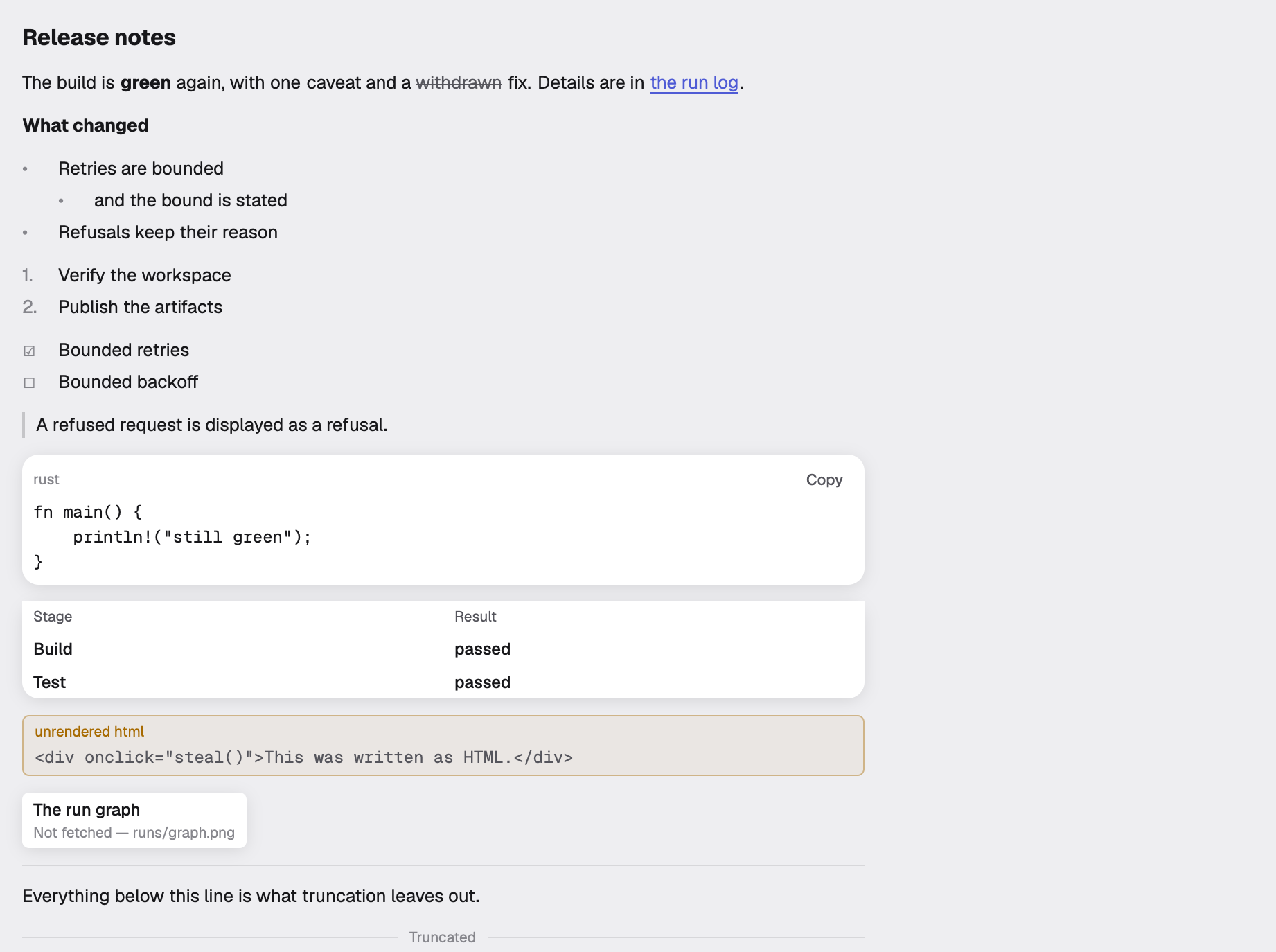 markdown in the light theme