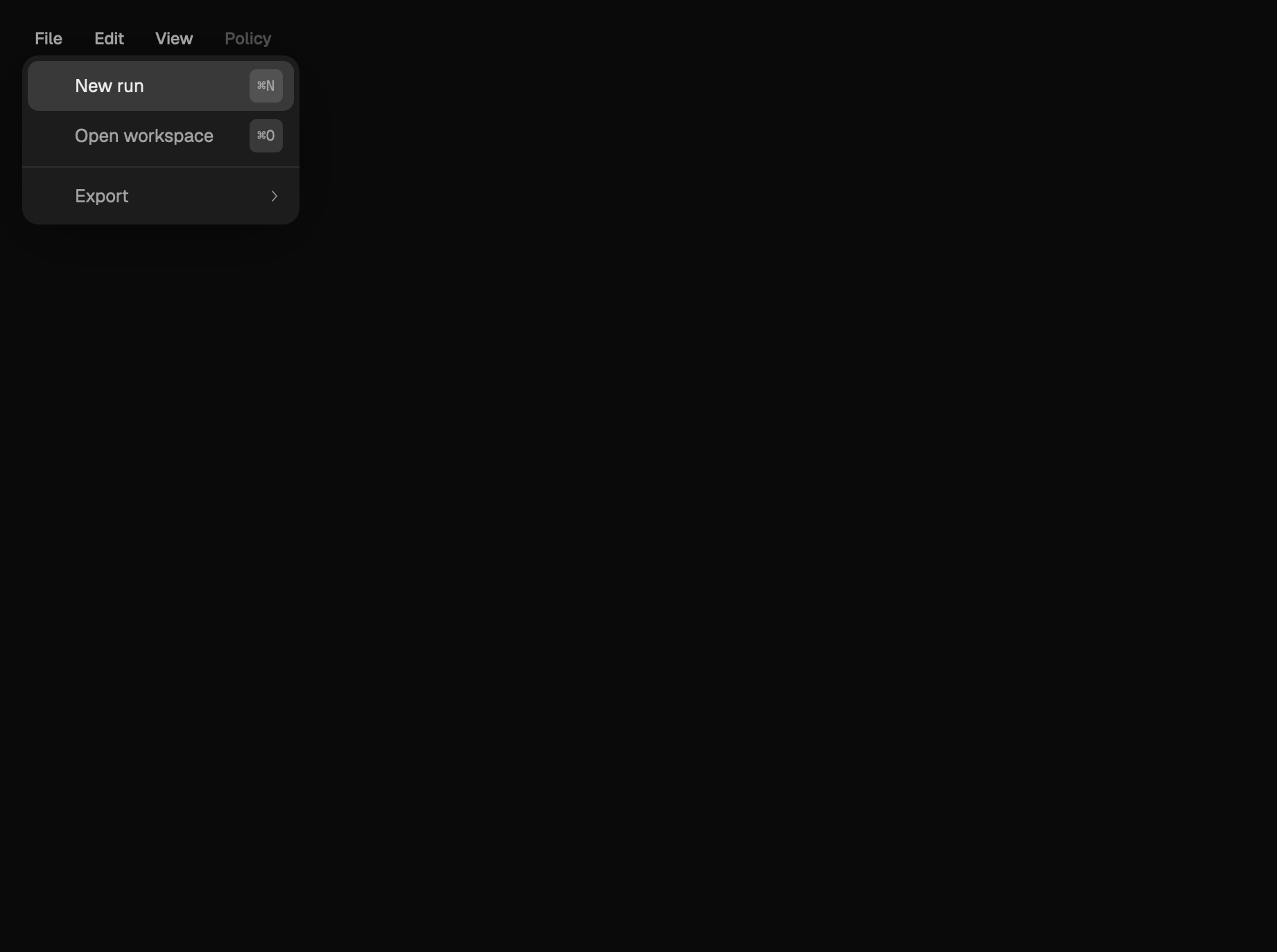 The menubar scene