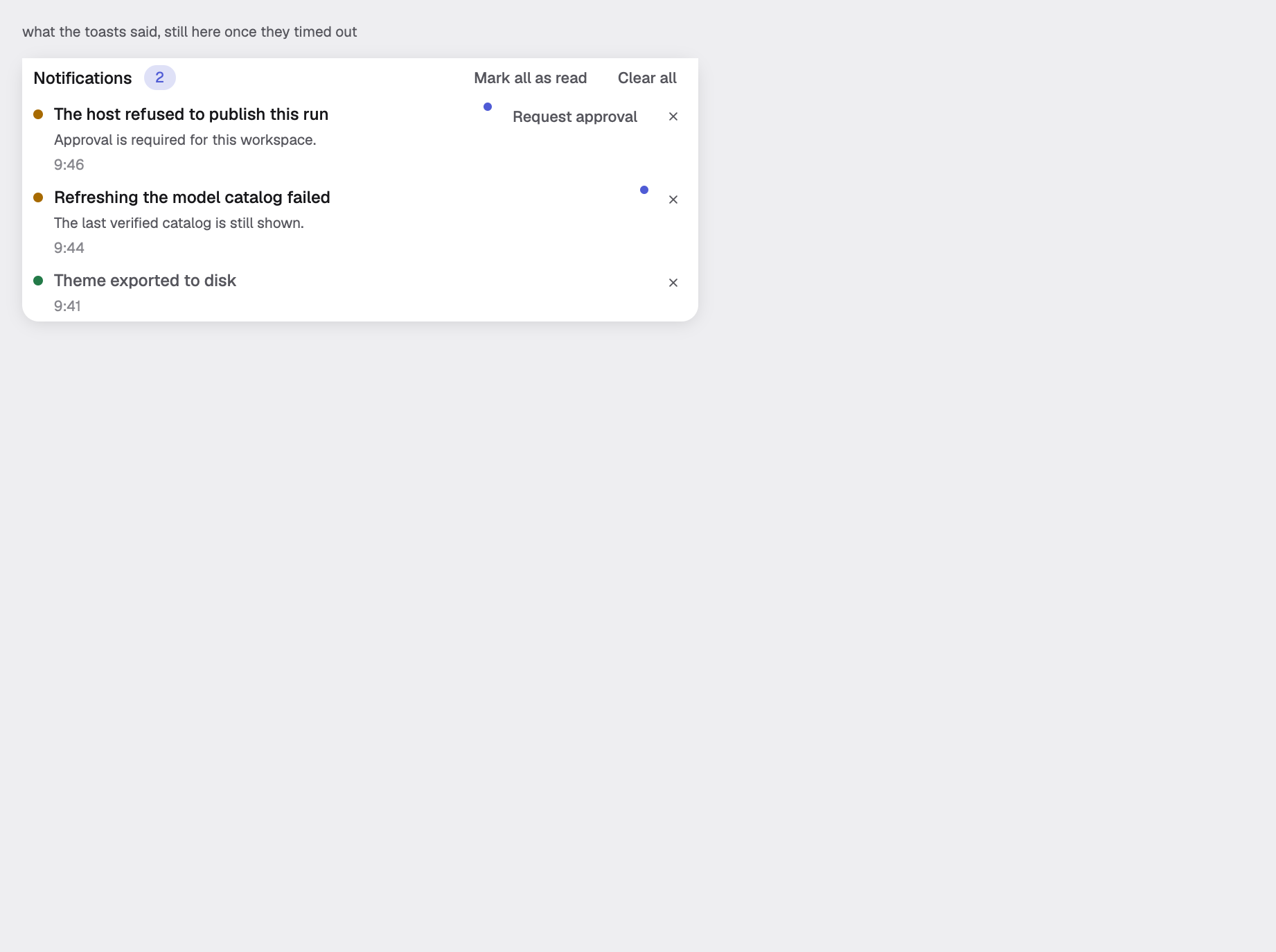 notification-center in the light theme