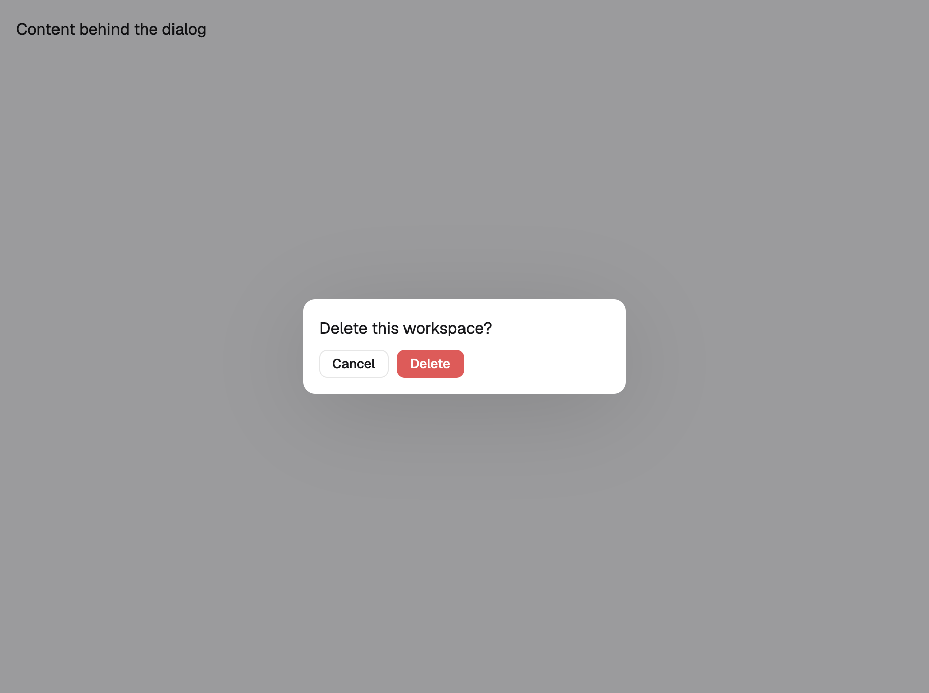 overlay in the light theme