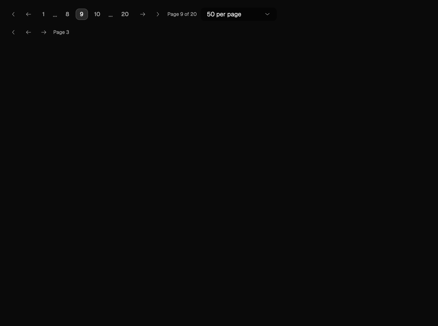 The pagination scene