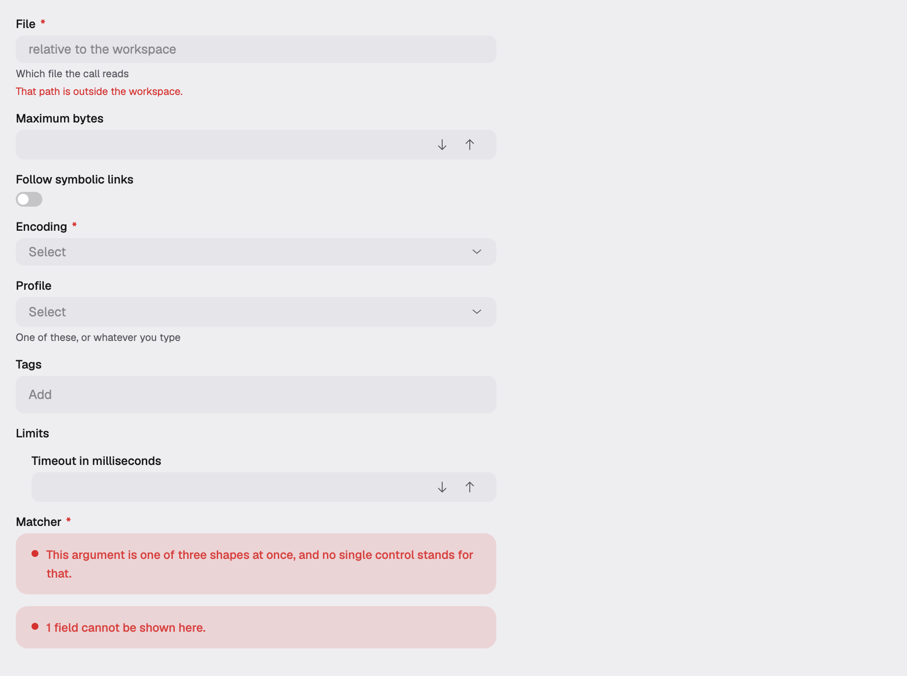 schema-form in the light theme