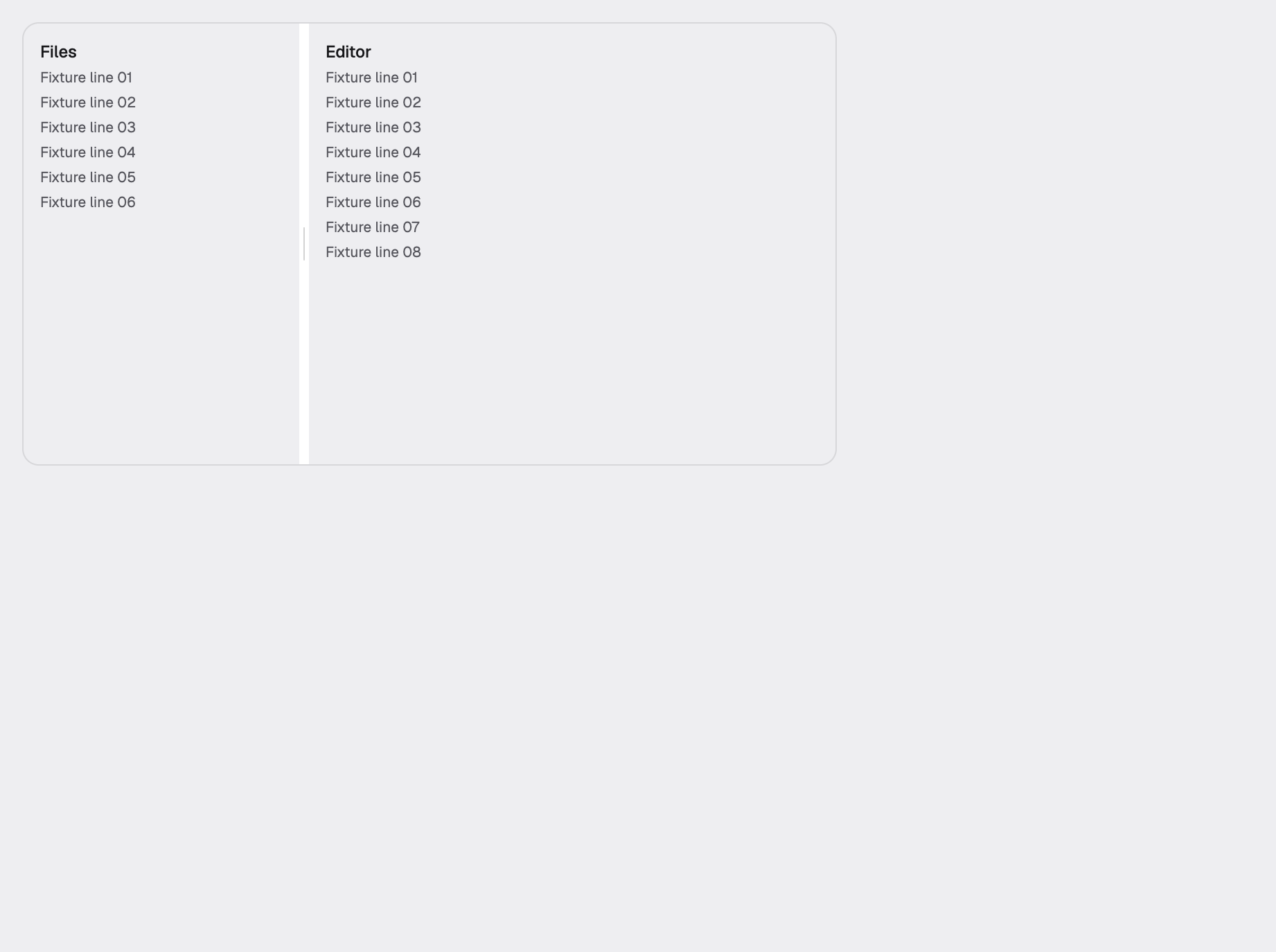 split-pane in the light theme