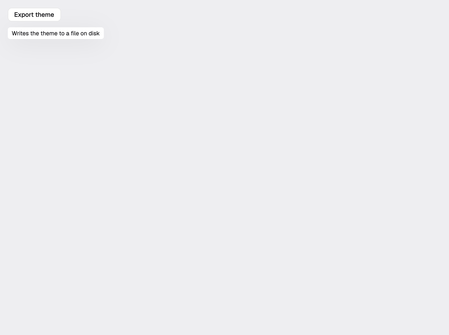 tooltip in the light theme
